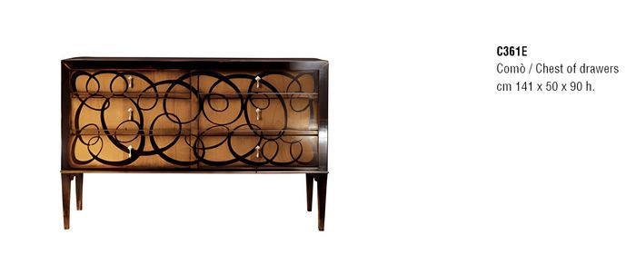 Kommode Schubladen Holz Sideboard Schrank Schränke Massiv Kommoden Wohnzimmer