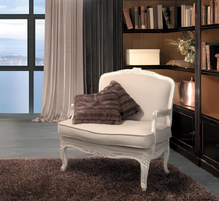 Sessel Sitz Modern Design Wohnzimmer Polster Einsitzer Relax Grau Stil Luxus Neu