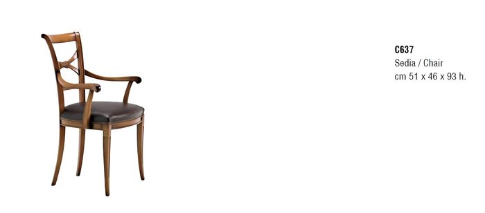 Esszimmer Stühle Holz Luxus Sessel Stuhl Braun Stühle Wohnzimmer Möbel Italien