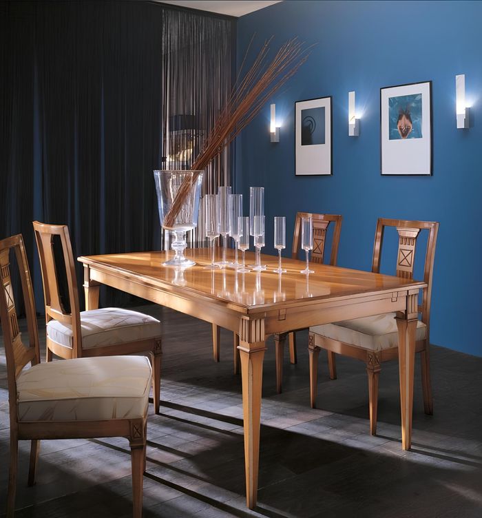 Tische Italienische Möbel Massiv Holz Esszimmer Esstisch Tisch Möbel Einrichtung