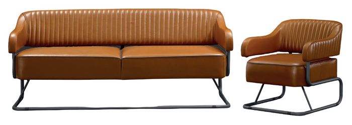 Sofagarnitur 3+1 Sitzer Sessel Set Design Polster Couchen Leder Relax Moderne