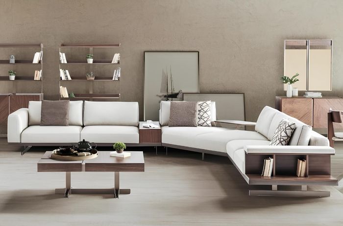 Stoffsofa Ecksofa L Form Sofa Stoff Sofas Grau Moderne Möbel Couchen