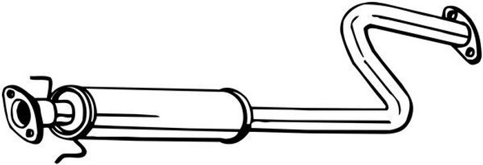 Mittelschalldämpfer