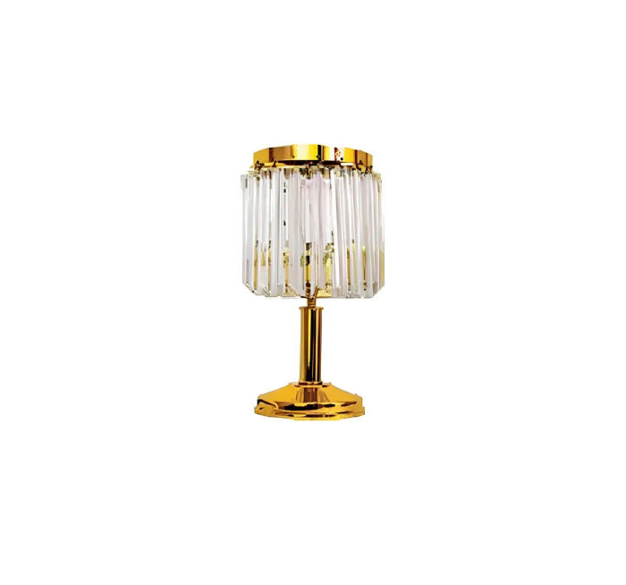 Tischlampe Tischleuchte Lampe Leuchten Luxus Gold Lampen Tisch Kristall