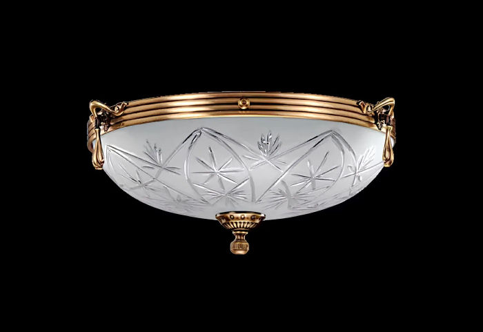 Deckenleuchter Lüster Deckenlampe Grau Lampe Kronleuchter Glas Gold