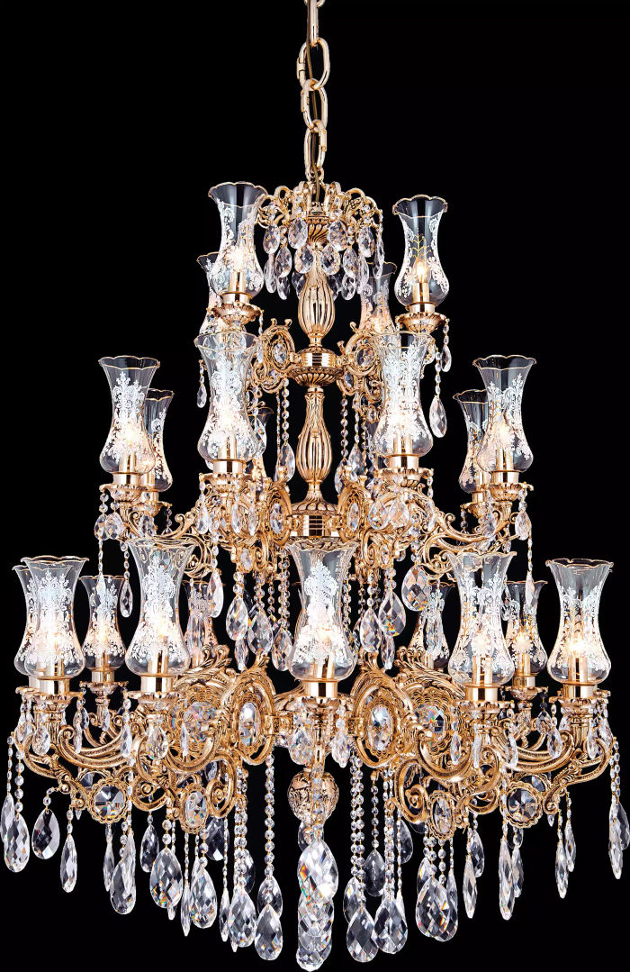 Küniglicher Kronleuchter Wohnzimmer Deckenleuchten Luster Crystal Luxus