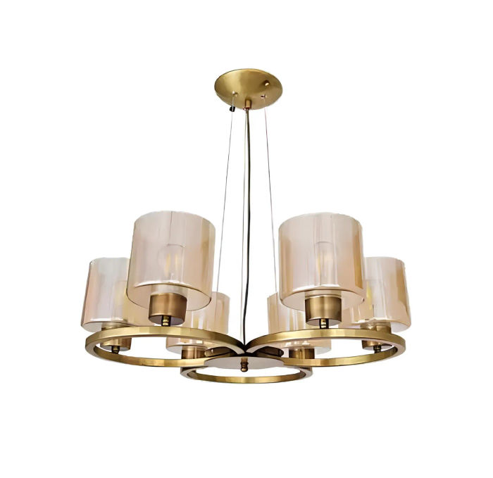 Kronleuchter Modern Wohnzimmer Deckenleuchte Luxus Neu Luster Glass
