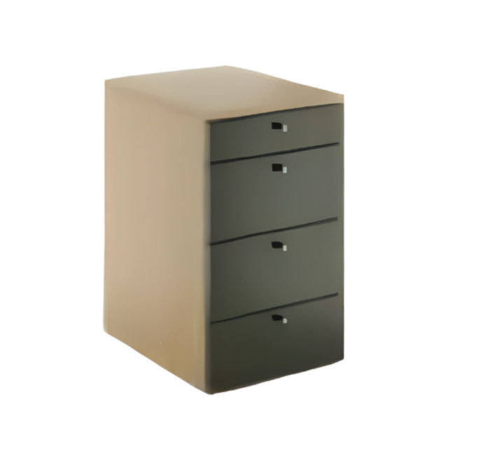 Moderne Kommode braun Grau Designer Büromöbel Arbeitszimmer Luxus