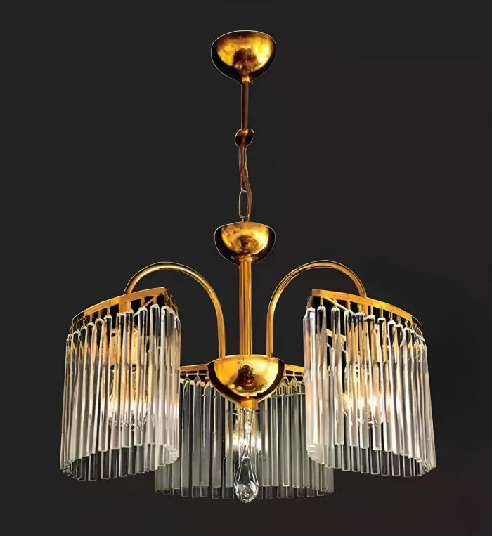 Kronleuchter Deckenleuchte Schlafzimmer Lampe Kronleuchter gold neu