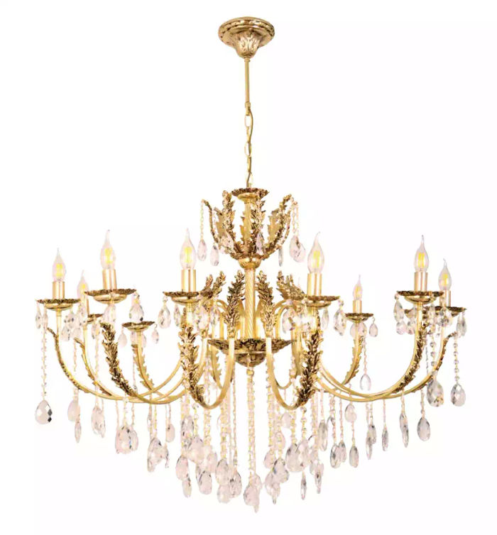 Hängeleuchte Kronleuchter Lampe Lampen Kristalllampe Deckenleuchte 113x140