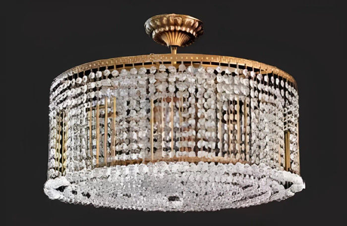 Luster Kronleuchter Deckenlampe Deckenleuchter Gold Luxus Leuchte Lampe