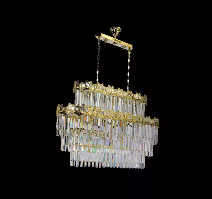 Kronleuchter Moderne Gold Anhänger Leichte Pendant Wohnzimmer Luxus