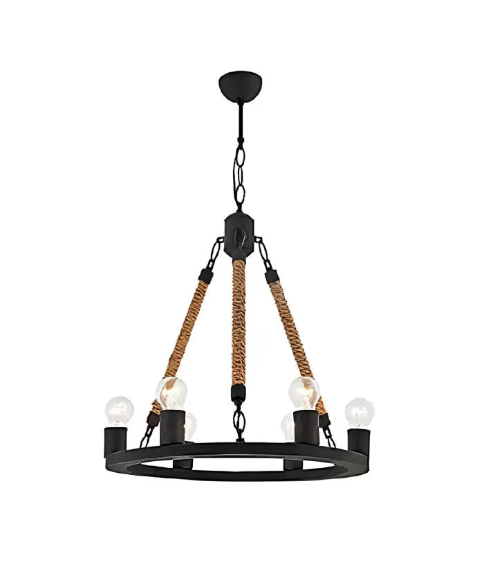 Lüster Deckenleuchter Kronleuchter Deckenlampe Lampen Schwarz Modern