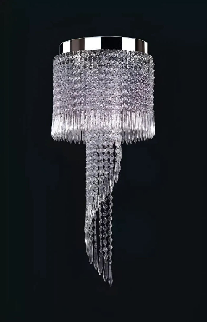 Kronleuchter Pendelleuchte Chrome Wohnzimmer Lampe Leuchte 30x70