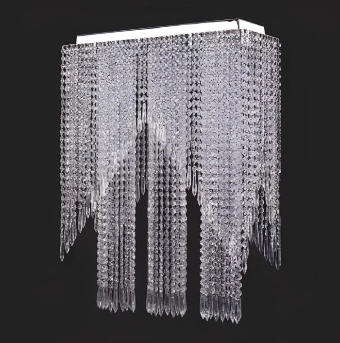 Kronleuchter Pendelleuchte glänzendes Chrome neu Wohnzimmer Kronleuchter