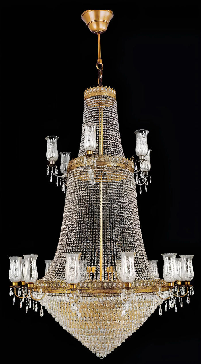 Große Leuchte Lampe Kronleuchter Luxus Lampen xxl deckenleuchte 160x285