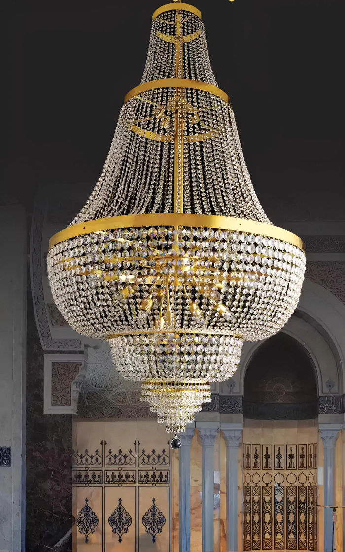 Hängeleuchte Kronleuchter Lampe Kristalllampe Deckenleuchte Lampen 100x245