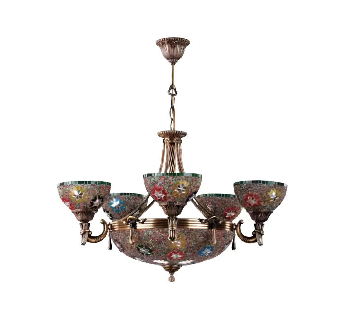 Deckenleuchter Lüster Kronleuchter Deckenlampe Lampen Glas Lampe Leuchten