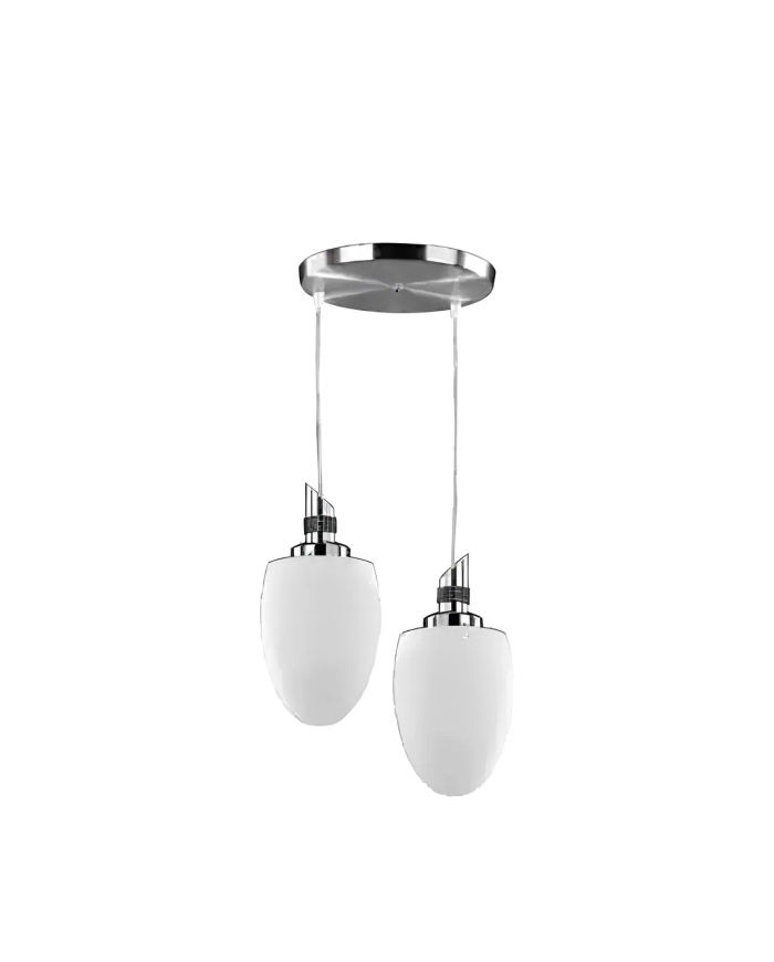 Deckenlampe moderner White Glass Wohnzimmer Luxus neu Stil 33x70cm
