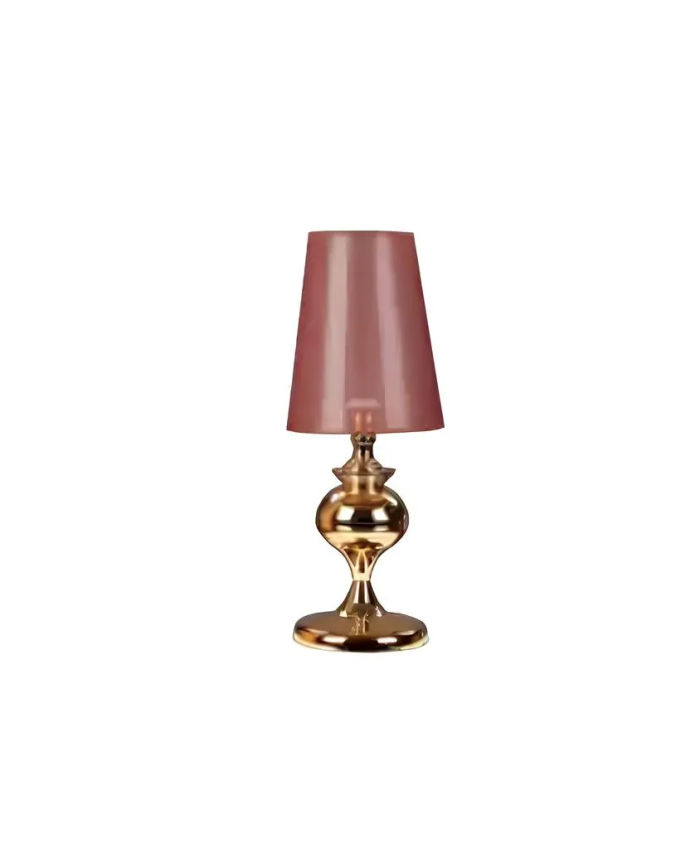 Tischleuchten Luxus Design Moderne Stand Leuchte neu rot Wohnzimmer