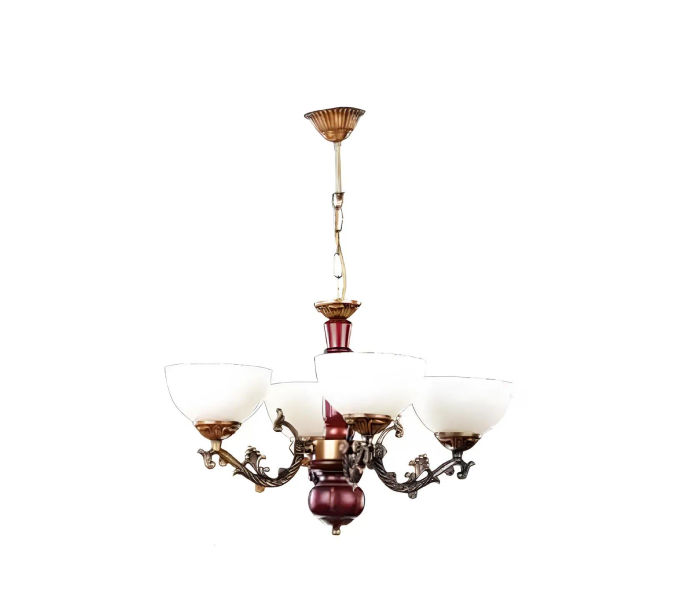 Lüster Deckenleuchter Kronleuchter Deckenlampe Lampen Braun Klassischе