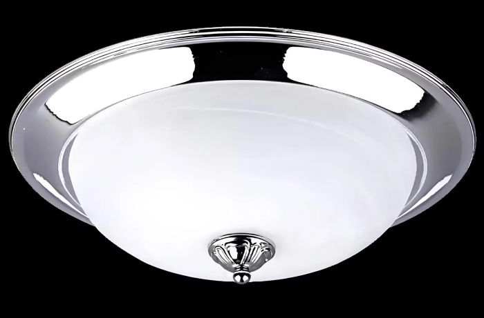 Deckenlampe Lüster Deckenleuchter Kronleuchter Silber Glas Lampen Rund
