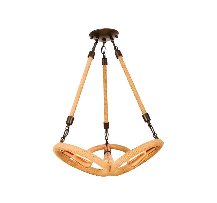 Lampe Deckenleuchter Lüster Kronleuchter Deckenlampe Glas Braun Modern