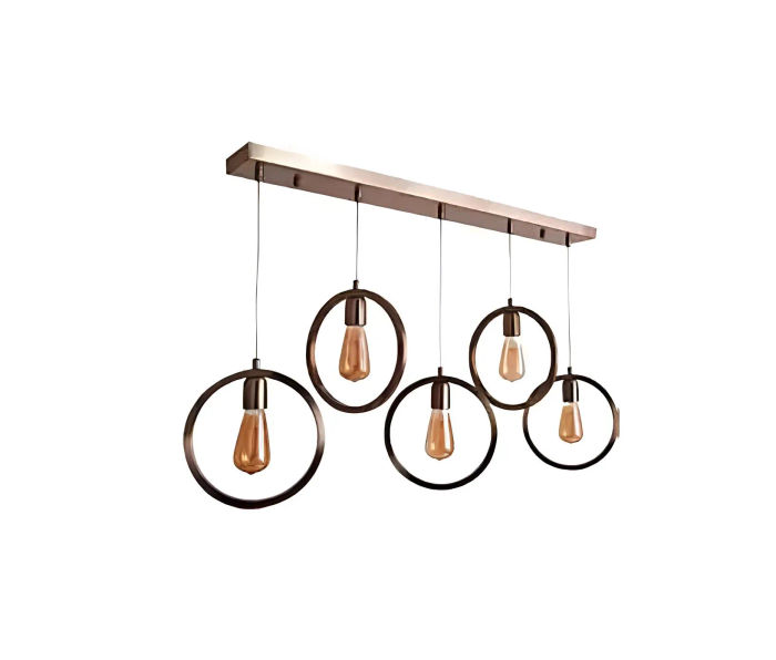 Pendelleuchte Schwarz schick Deckenlampe 70x90cm Wohnzimmer Leuchte