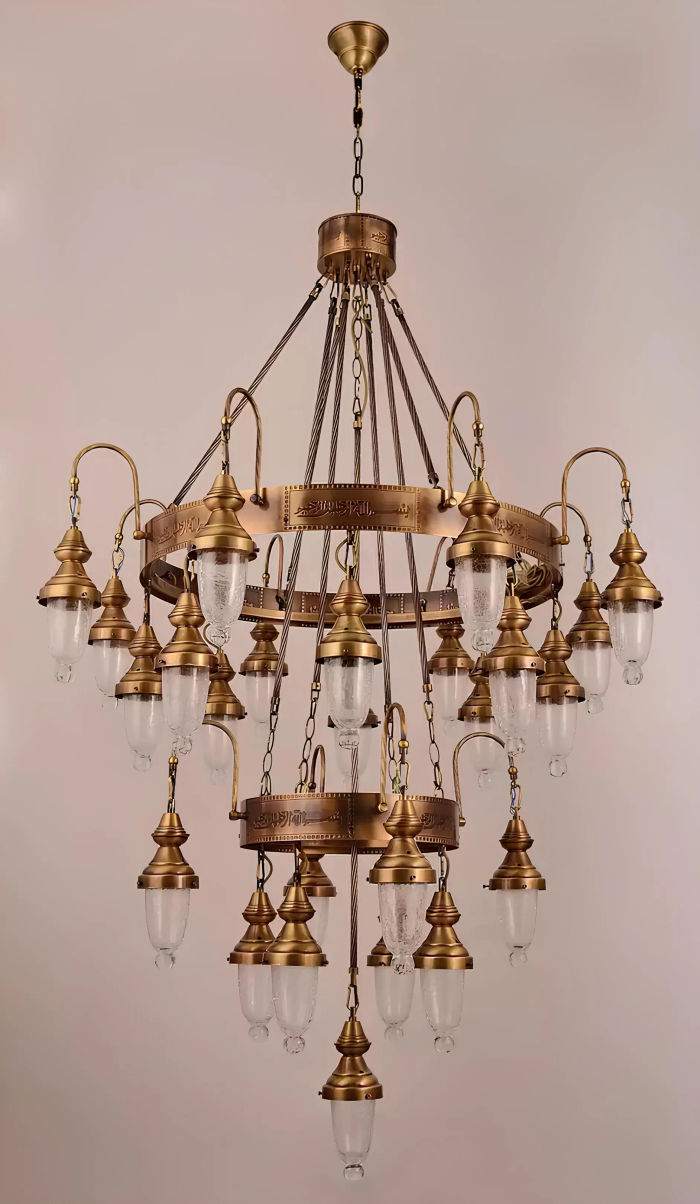 Hängeleuchte Kronleuchter Lampe Kristalllampe Deckenleuchte Lampen 120x250