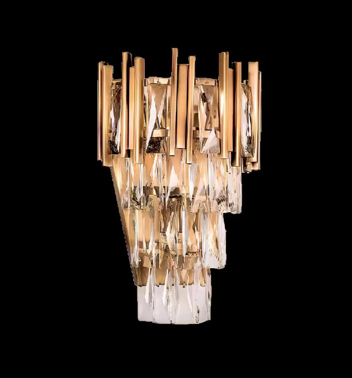 Wohnzimmer Kronleuchter Deckenlampe Hängeleuchte gold Schlafzimmer