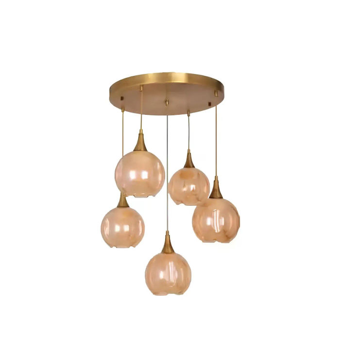 Kronleuchter Metall Lampe Leuchten Lampen Deckenleuchten Leuchte 55x80