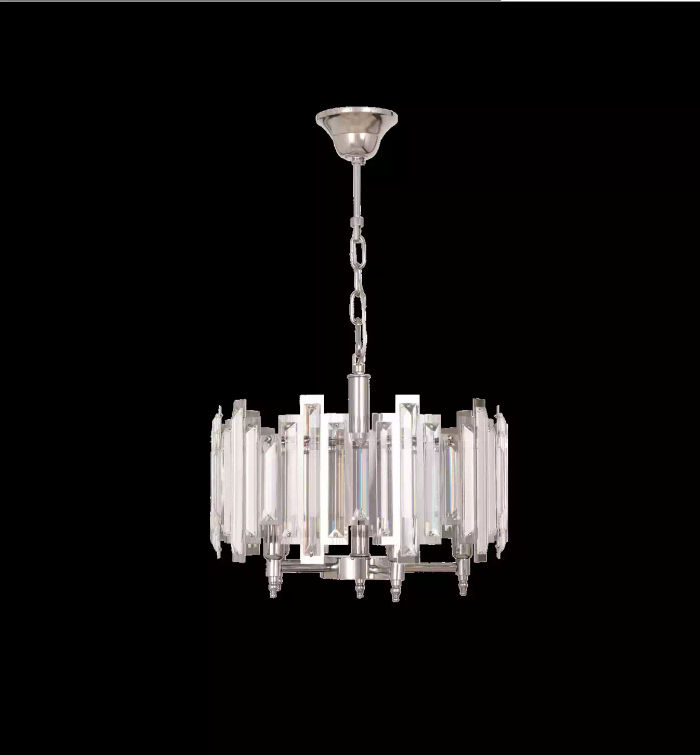 Kronleuchter Lampe Hängeleuchte Lampen Leuchten Beleuchtung Luster Silber