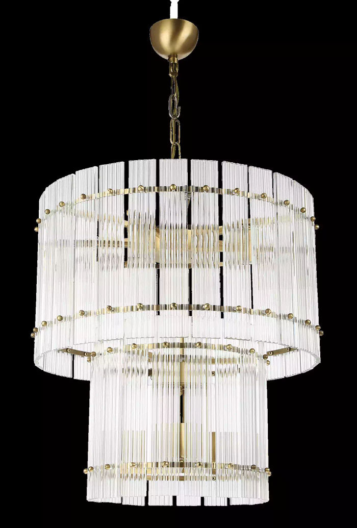 Kronleuchter Deckenleuchte Deckenlampe Wohnzimmer Glasbeleuchtung Neu