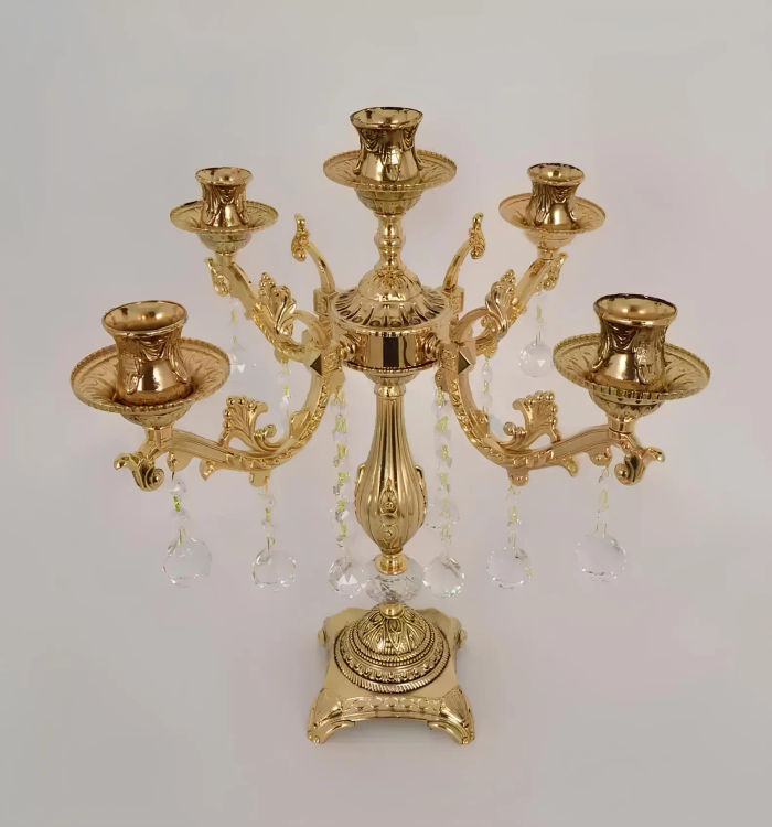 Tischleuchte neu Luxus Lampe Wohnzimmer Nachttischlampen Modern Gold
