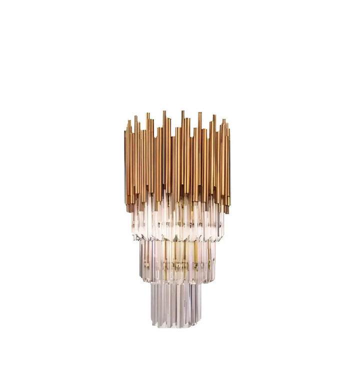Kronleuchter gold Hängelampe Crystal Lüster Lampe Leuchte neu Wohnzimmer