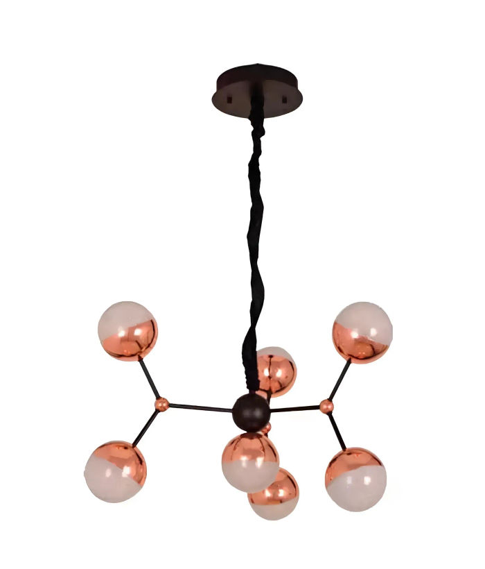 Runde Leuchterkrone Deckenlampem Lichtkrone Goldenes Design Moderne Art