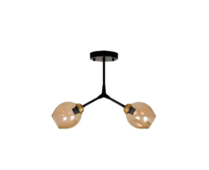 Deckenleuchter Lüster Kronleuchter Deckenlampe Lampen Glas Modern Gold