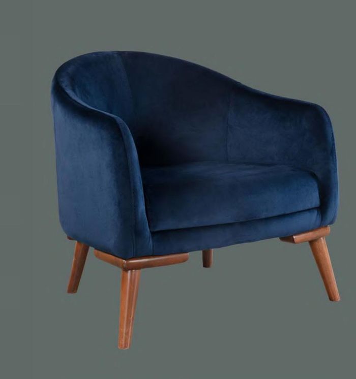 Sessel Einsitzer 1 Sitzer Polster Sitz Designer Textil Sitz Stoff Modern neu