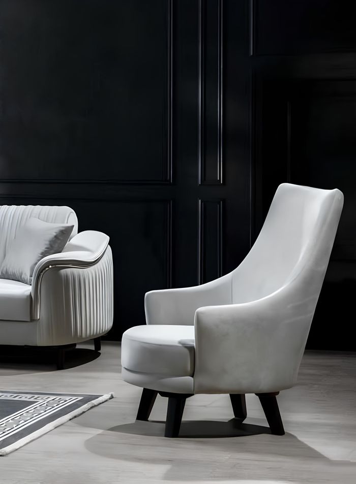 Sofagarnitur Sofa Luxus Garniur Sofas Sessel 3+3+1 Sitzer Modern 3tlg Set Design