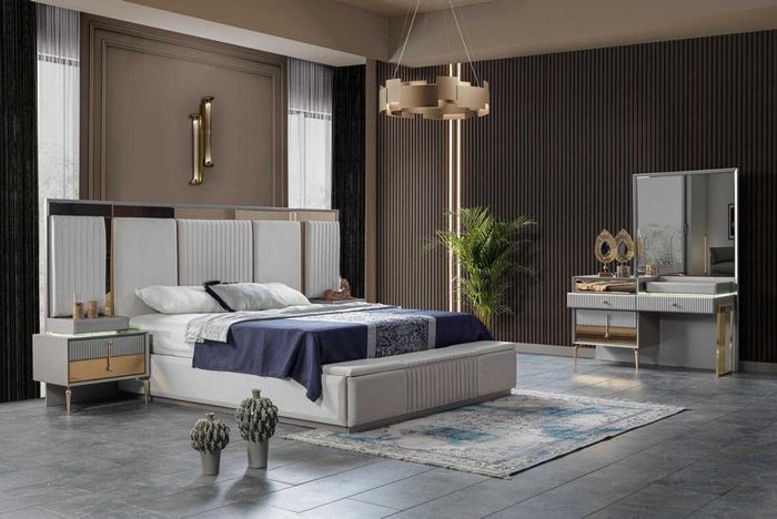 Designer Schlafzimmer Komplettset Komplettangebot Schlafzimmermöbel Set 4tlg.