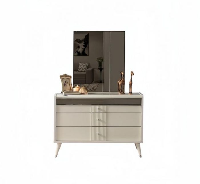 Schlafzimmer Weiß Kommode Luxus Holzmöbel Design Moderne Einrichtung Hochwertig