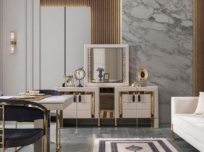 Modern Sideboard Design Holz Tisch Sideboard Hochwertig Beige Sideboard