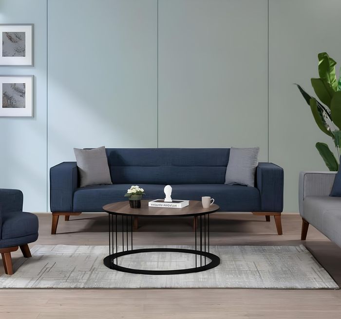 Sofa Stoffsofa Möbel Wohnzimmer Couch Polster Sitz Garnitur 3er Sofas 3 Sitzer