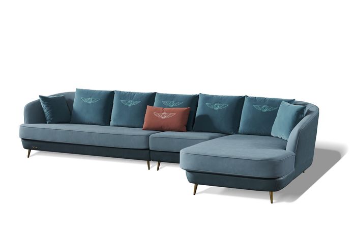 Ecksofa Couch Wohnlandschaft Garnitur Design Modern Sofa Eckgarnitur Stoff Neu