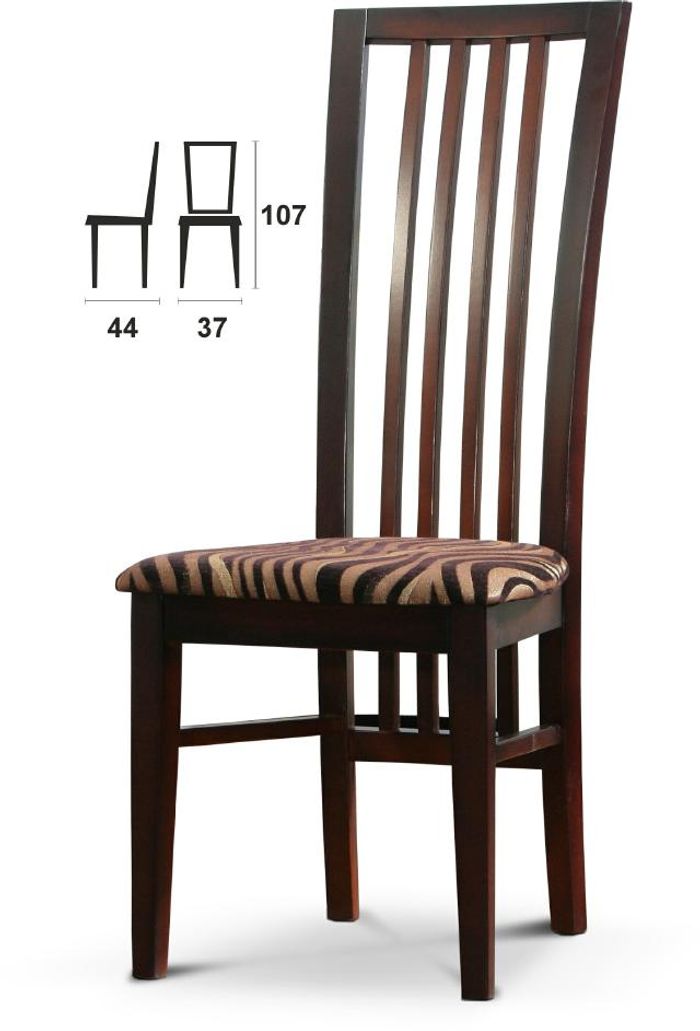 Echt Holzstuhl Stoff Sitz Stuhl Stühle MADE IN EU Sessel Esszimmer Büro *Neu*