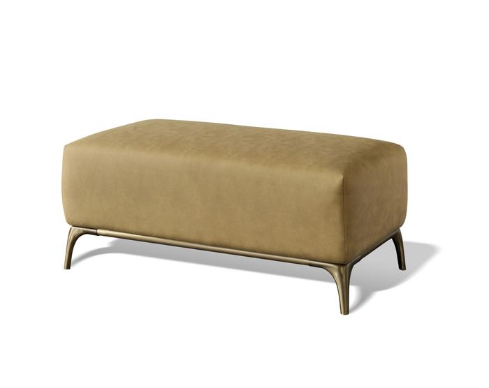 Design Hocker Bank Luxus Pouf Fußhocker Möbel Polsterhocker Sitzhocker 100x50cm