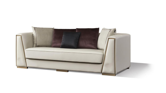 Leder Sofa Couch Polster Garnitur 3+2 Sitzer Couchen Sofas Garnituren Medusa Neu