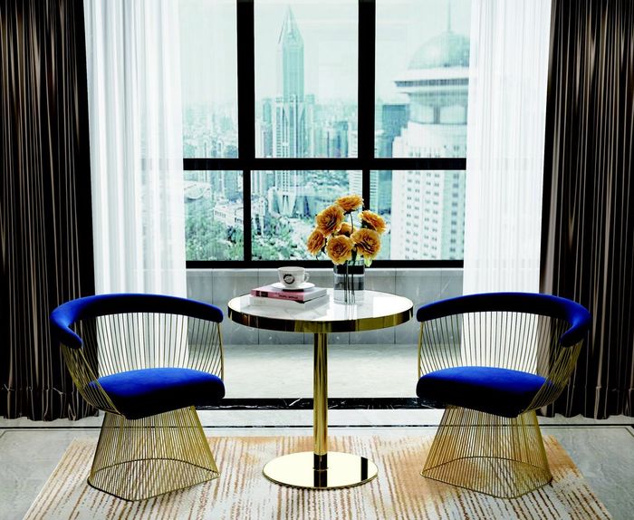 Sessel 2x Couch Sofa Fernseh Couchen Sofas Garnitur Set Couch Tisch Edelstahl