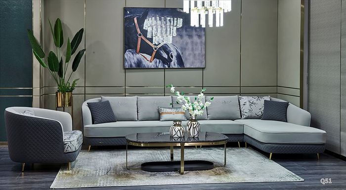 Wohnlandschaft Ecksofa L Form Sessel Set Garnitur Modern Sofa Leder Couch 2tlg.