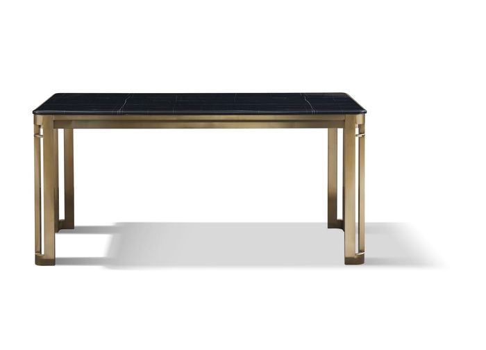 Designer Esstisch Tisch Esszimmer Wohnzimmer Design Tische 160x80cm Edelstahl